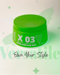 Totex Cosmetics Matte Styling Wax (X03 Green) - Medium Hold - 150ml