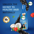 Vatika Sambana Coconut & Hibiscus Hair Oil for Hair Growth & Shine, 300ml
