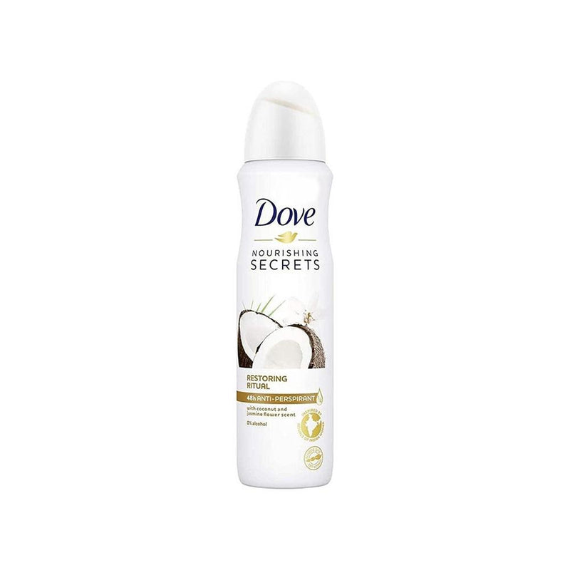 Dove Antiperspirant Deodorant Spray Coconut Scent Moisturising 150ml