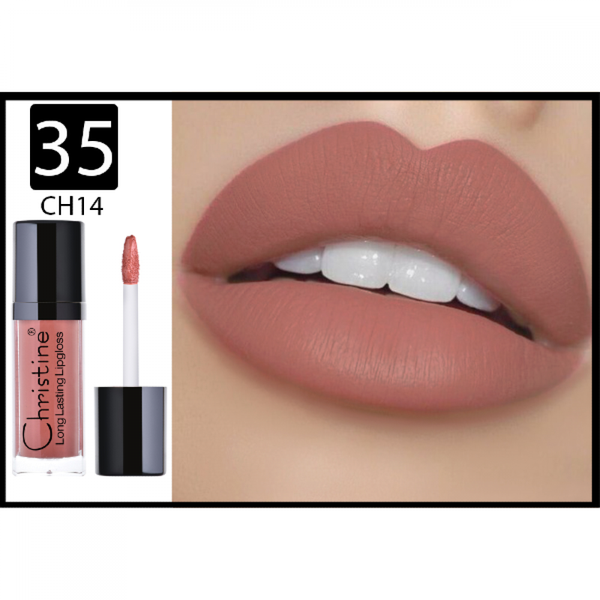 Christine Liquid Matte Lipstick W35 - Long-Lasting Velvet Finish