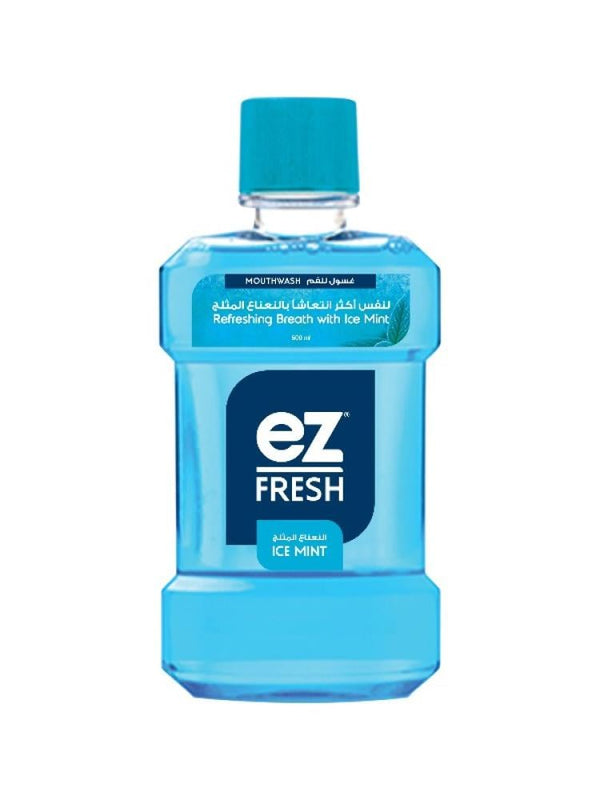 Mouthwash Ice Mint Fresh Breath Odor Control Avalon Pharma 500ml