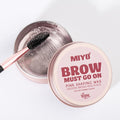 Miyo Brow Must Go On Eyebrow Wax - Clear Pink 30g