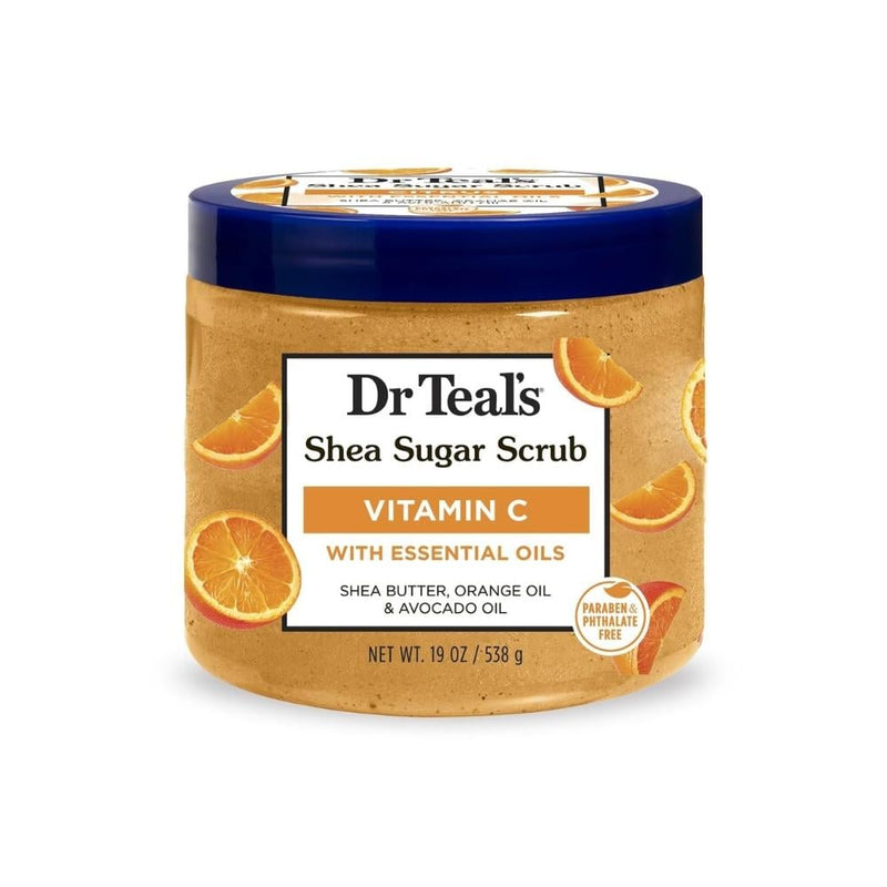 Dr. Teal's Shea Butter & Citrus Body Scrub Vitamin C 538 ml
