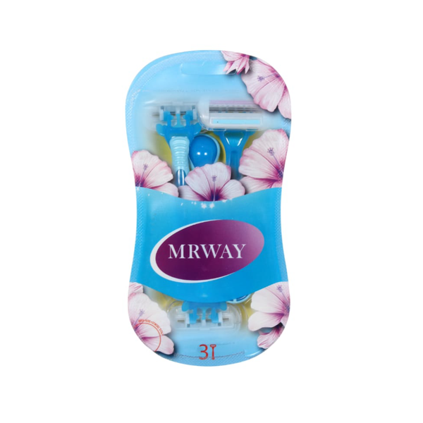 Mrway Women's 3-Blade Razor Set, 3-Piece Pack