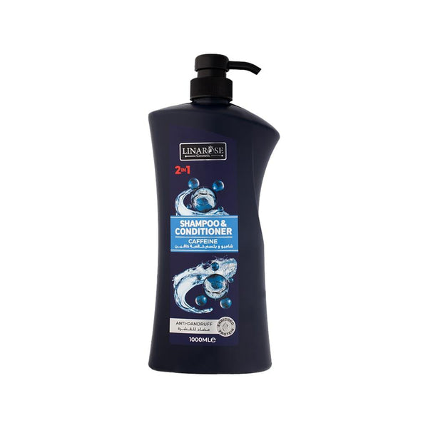 Best 2 in 1 Shampoo and Conditioner Caffeine Extract Lina Rose 1000ml