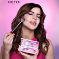 Best Matte Eyeshadow Palette 18-Color High-Shine Shimmer Finish Polvier E08