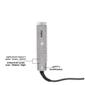 Clara Multi-Use Hair Dryer Silver C28 - 6 Attachments