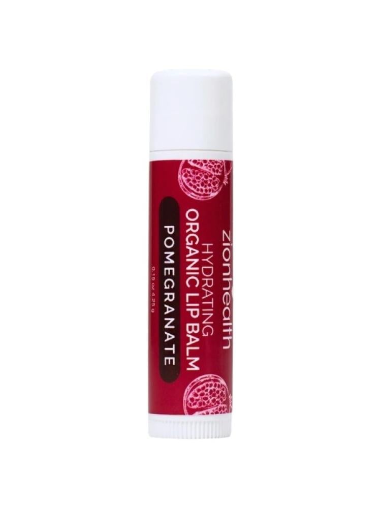 Zion Health Organic Lip Balm Pomegranate 4.25 g