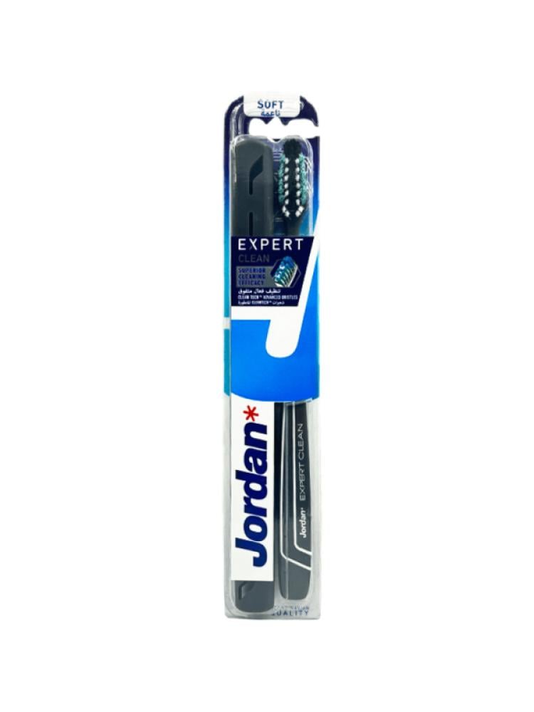 Jordan Expert Clean Toothbrush Soft Deep Cleaning Gum Care Travel 1ct