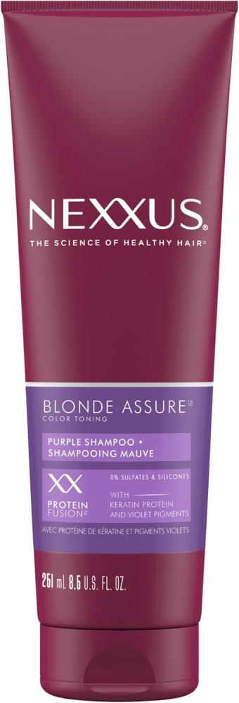 Purple Shampoo for Blonde Hair Ashore Brassiness Removal Nexus 251ml