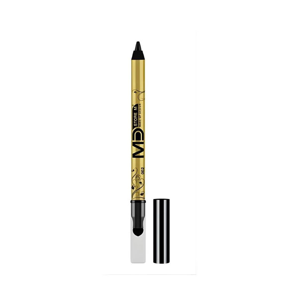 Md Waterproof Cream Eyeliner Pencil 002 Black 10-Hour Wear