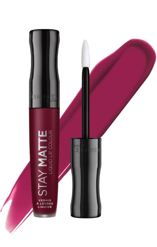 Matte Liquid Lipstick Fade-Resistant Plum This Show Rimmel 810