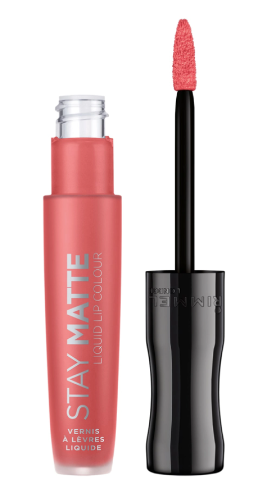 Matte Liquid Lipstick Long-Lasting Coral Sass Rimmel 600