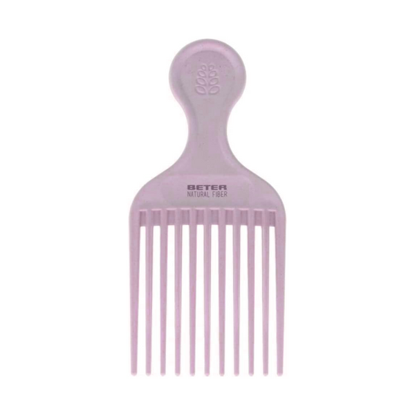 Peter's Natural Fiber Fluffy Comb Detangling Styling Comb for Curly, Afro-Textured and Wavy Hair