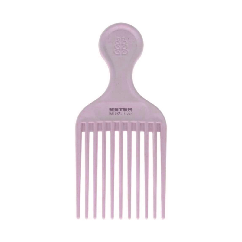 Beter Fluffy Comb, Natural Fiber, Detangling, Curly and Afro Hair