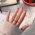 Kiss imPRESS Ombre Gradient Press-On Nails - Short Oval Shape - 30 Pieces