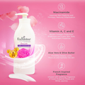 Best Scented Body Lotion for Women Moisturising Rose and Vanilla Enchanteur 500m