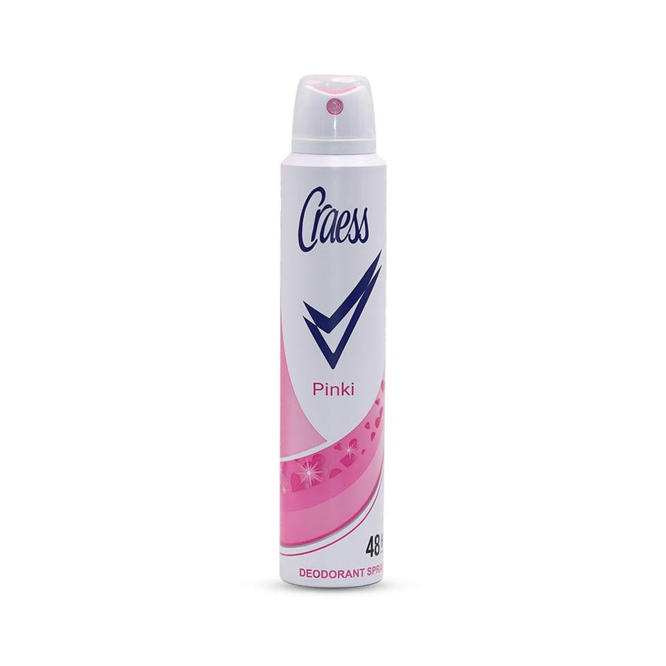 Craess Deodorant Spray Pink 48h Protection Floral Scent 200ml