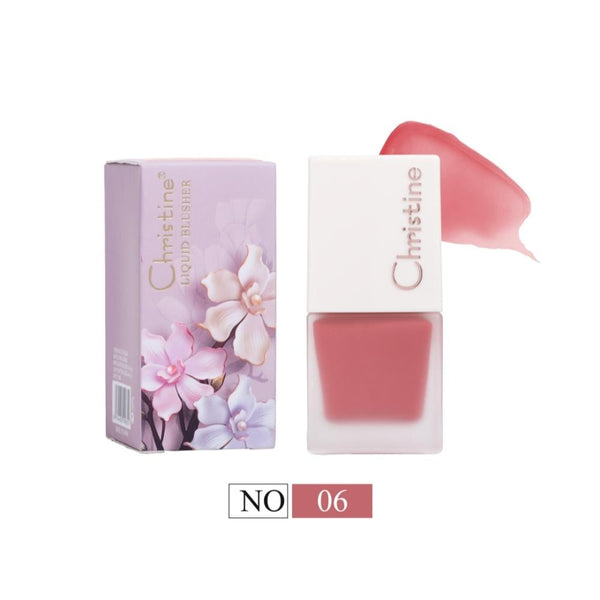 Christine Princess Liquid Blush Shade 06 for a Radiant Finish