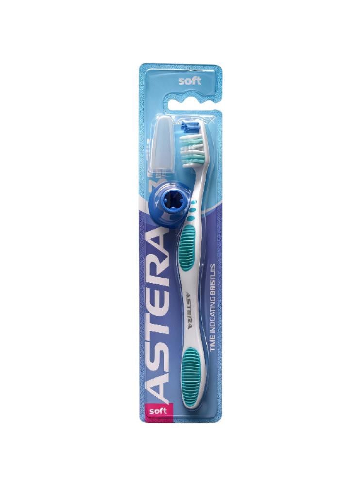 Best Toothbrush for Gum Care Soft Bristles Time Indicator Astera Assorted