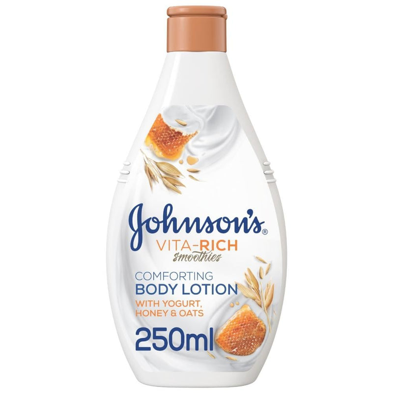 Best Body Lotion for Dry and Sensitive Skin Honey & Oat 250ml Johnson 250ml