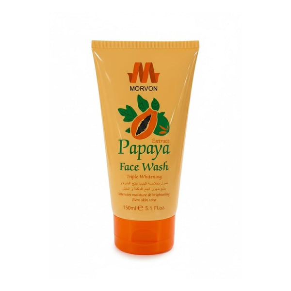 Papaya Face Wash for Dark Spots Brightening Morvon 150ml