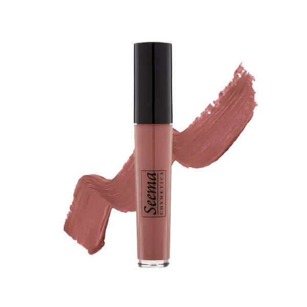 Seema Cosmetics Matte Liquid Lipstick, Long-Lasting, Shade 02, Vegan