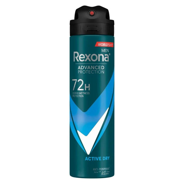 Best Spray Deodorant for Men Active 48-Hour Protection Rexona 150ml