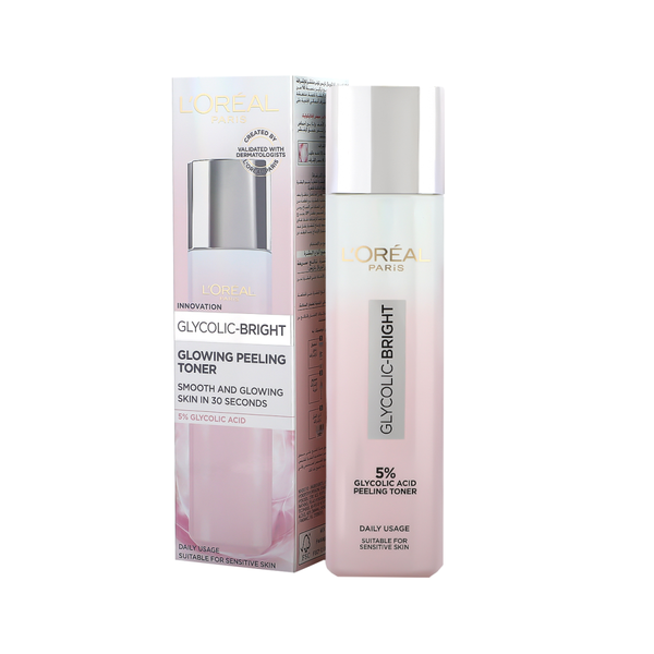 L'Oreal Paris Glycolic Acid Exfoliating Toner, 5% Concentration, 128ml