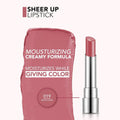 Flormar Sheer Up Lipstick, 019 Mystic Rose, Glossy Tinted Lip Balm