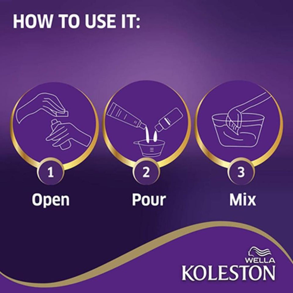 Wella Koleston Hair Color Medium Ash Brown Permanent Hair Dye 304/1