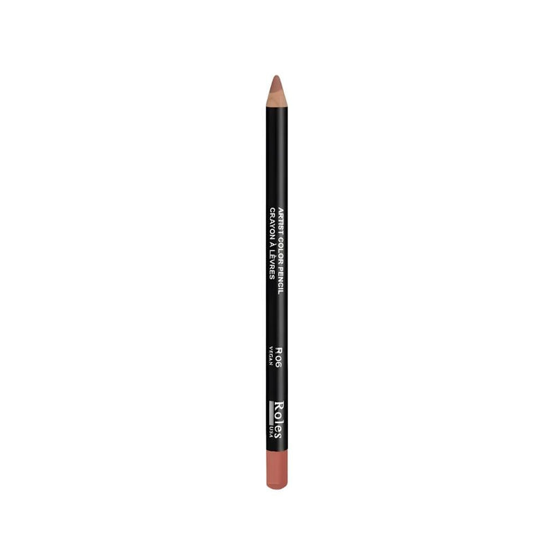 Roles Lip Liner Pencil R06 Long-Lasting Creamy Formula