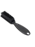 Salon System Small Natural Bristle Hair Brush for Detangling and Shine
