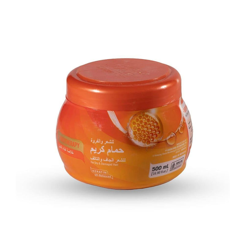 Cream Bath Makarizo Hair Spa Nourishing Bee Food 500ml