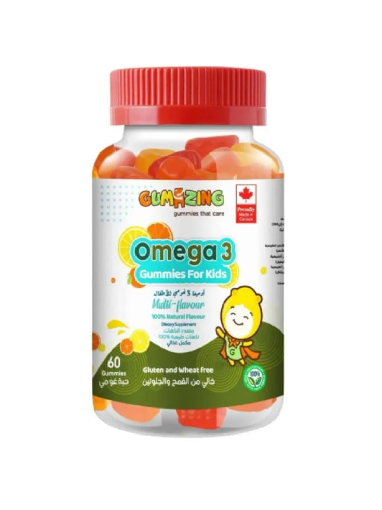 Omega 3 Gummies for Children DHA and EPA Supplement Jamieson 60 Chewables