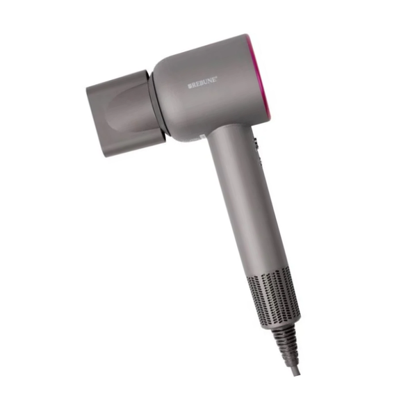 Rebune RE0002 1600W Hair Dryer with Focus Nozzle and Heat Control