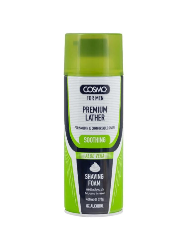 Cosmo Shaving Foam with Aloe Vera Extract for Men, 400 ml