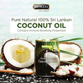 Hemani Natural Sri Lankan Coconut Oil for Hair and Skin 400ml