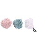 Salon System Bath Loofah - 3 Pieces, Assorted Colors