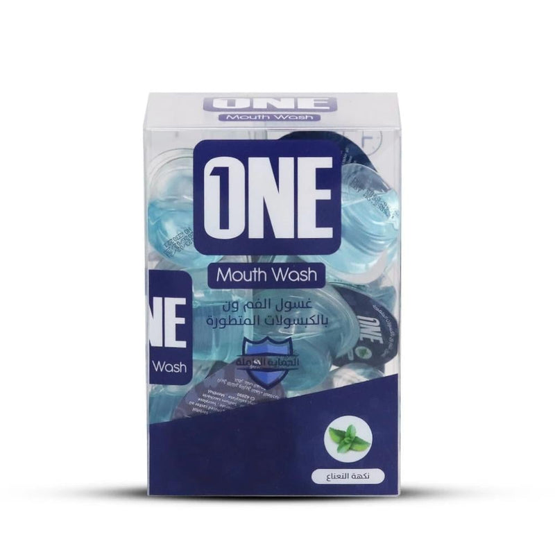 One Advanced Mouthwash Capsules Mint Flavor 20 Count Alcohol-Free