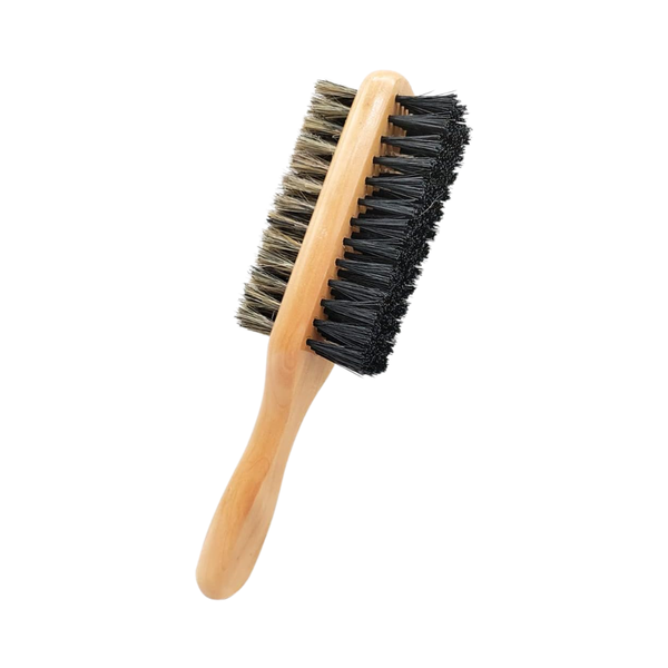 Allura Wooden Hairbrush, Double-Sided Detangling Styling Brush, Large