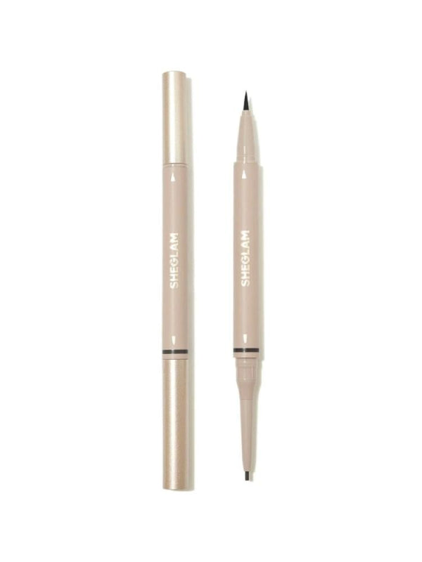 SHEGLAM BROWS ON DEMAND 2-IN-1 BROW PENCIL Chocolate