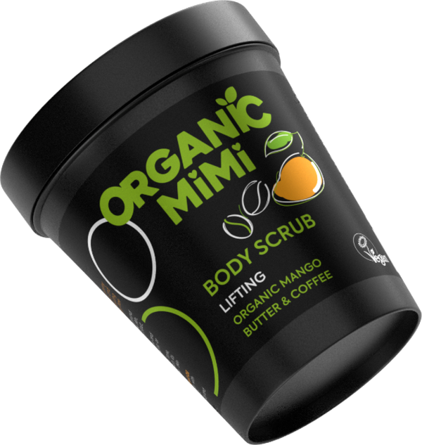 Coffee Body Scrub Exfoliating Mango Butter Organic Mimi 250g