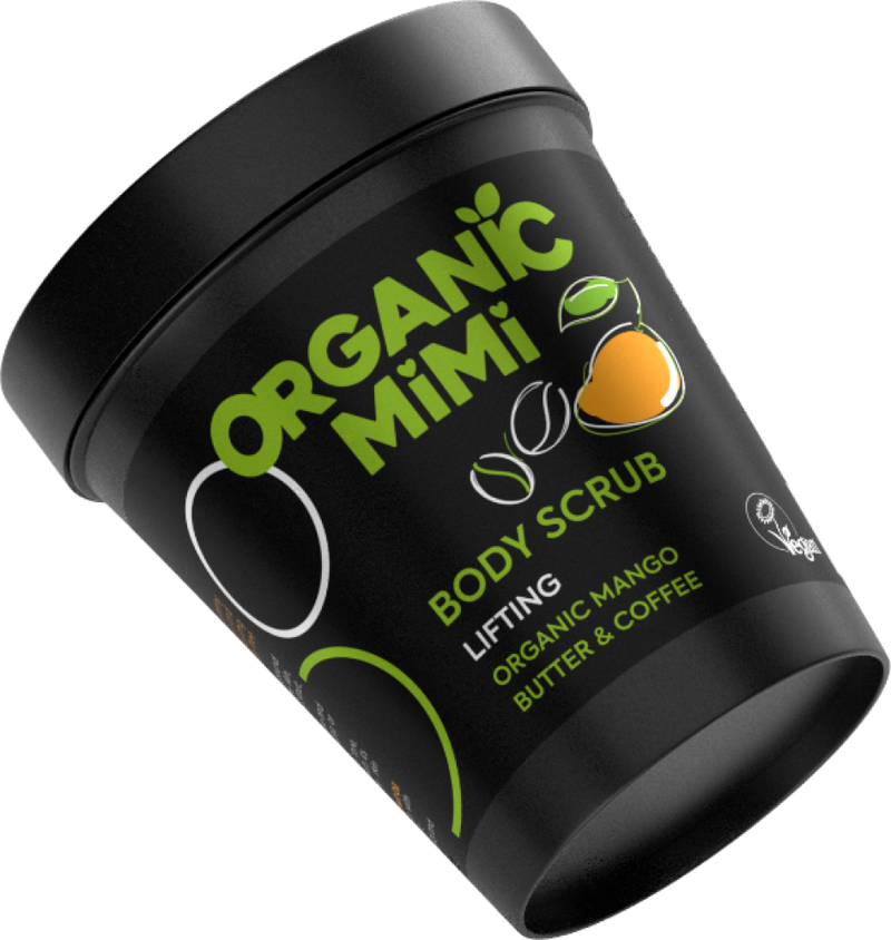 Coffee Body Scrub Exfoliating Mango Butter Organic Mimi 250g