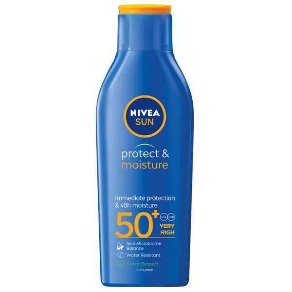 Nivea Sun Cream SPF 50 Moisturising Lotion Vitamin E 200ml