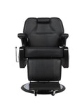 Salon System Audi Super Special Black Men's Barber Chair Leather Handle