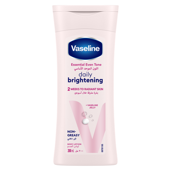 Vaseline Body Lotion Essential Even Tone Daily Brightening 200ml