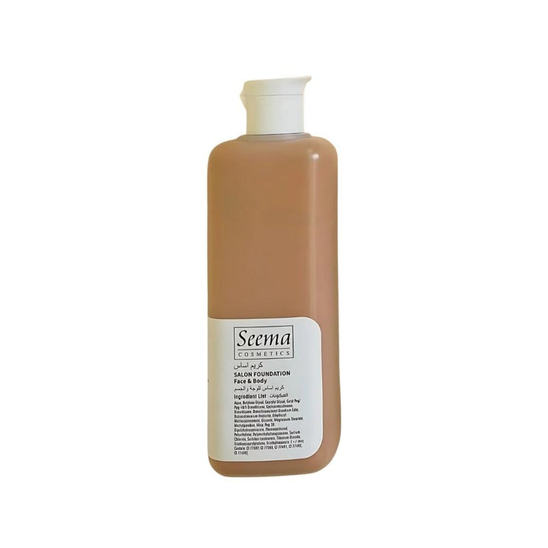 Seema Cosmetics Face and Body Foundation, Waterproof, Buildable, Shade 10