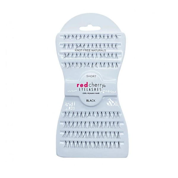 Red Cherry Eyelash Extensions, 100% Sterilized Natural Hair, Reusable