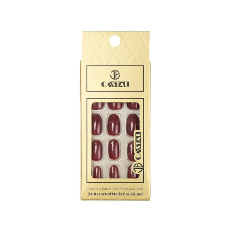 Castal Self-Adhesive Artificial Nails, 24 Pieces, Style B6
